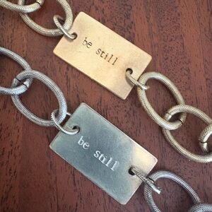 Silver and Gold Chain Bracelets